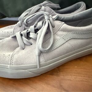 Gray Suede Vans Sneakers